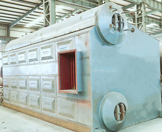Laboratory Natural Gas Steam Boiler 14MW 130℃ Blast Proof Door High Efficiency
