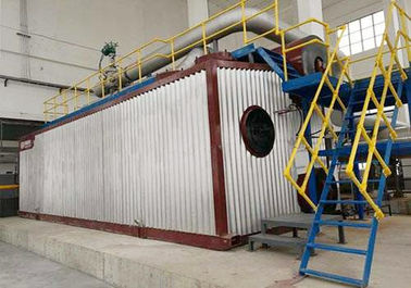 Power Station Coal Fired Industrial Hot Water Boiler 17.5MW 130℃ Double Drum Circuit