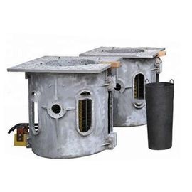 1650C Casting Aluminum Melting Furnace Intermediate Frequency 750KW Power 1 Ton Weight