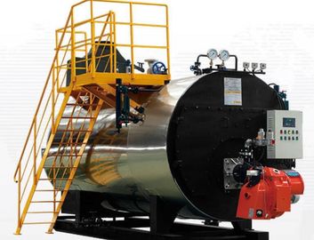 Small Heat Loss Gas Fired Steam Boiler , Industrial Natural Gas Boiler Furnace